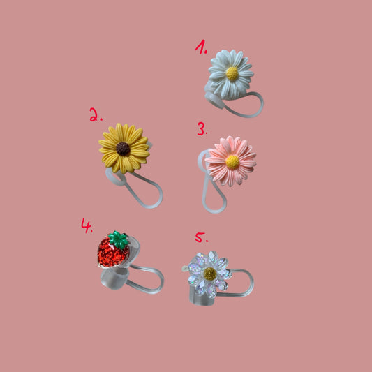 🌼 Bloom-Caps – florale Trinkhalmabdeckungen mit Blütenzauber! 🌼