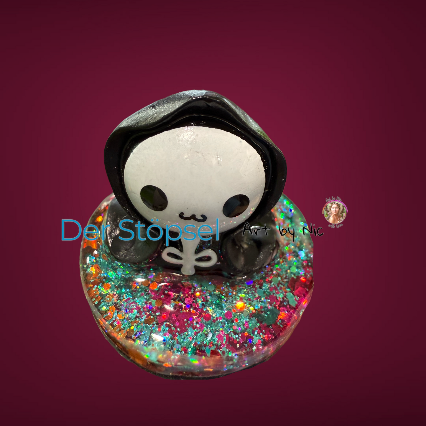 Der Stöpsel – Art by Nic | Halloween Edition „Sensenmann Cutie“