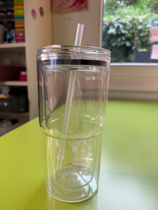 ✨🥤 SNOW Glob Individuelle Doppelwandbecher – ca. 530 ml 🥤✨
