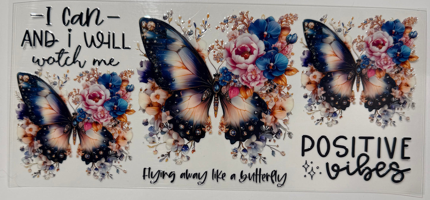 Schmetterlinge und Blumen positive vibes …
