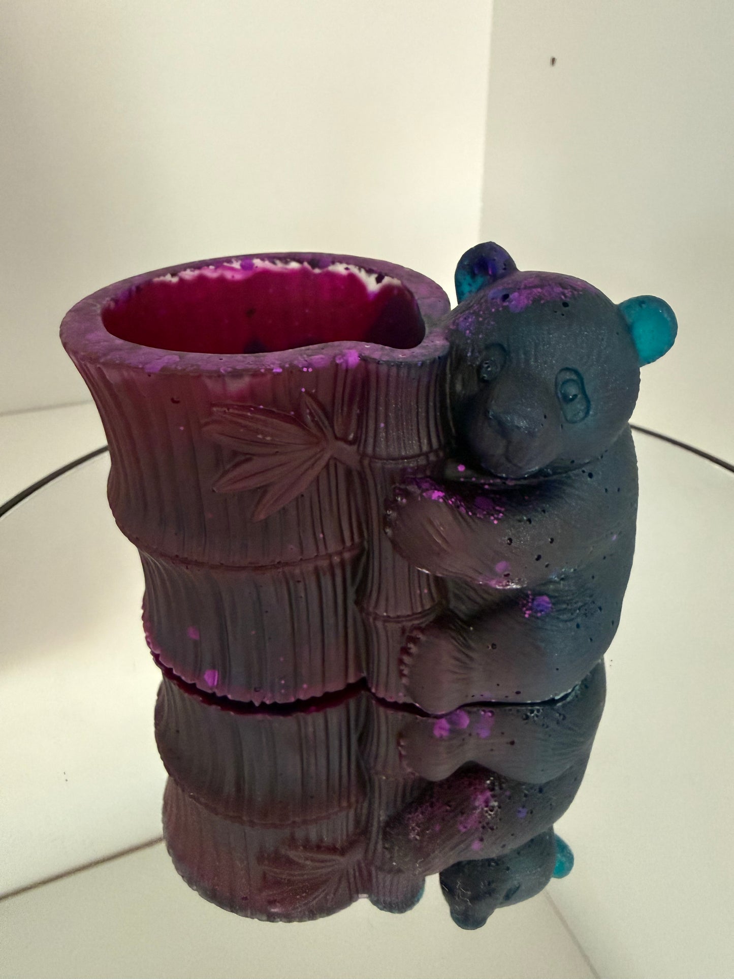 🐼 Resin-Stiftehalter „ Franzi Panda“ – Handmade by Art by Nic