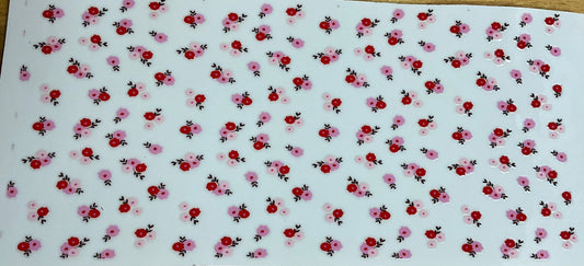 Streublumen rosa und rot
