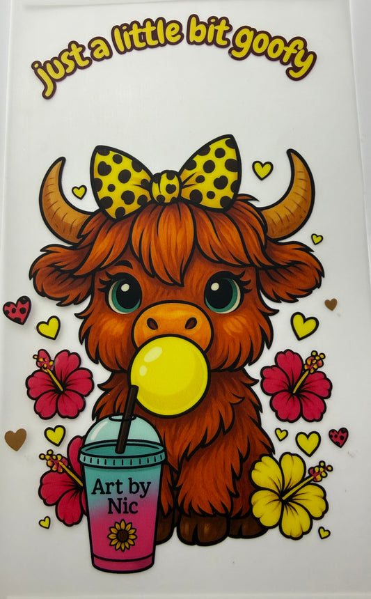 Textil Sticker- Just a little bit goofy