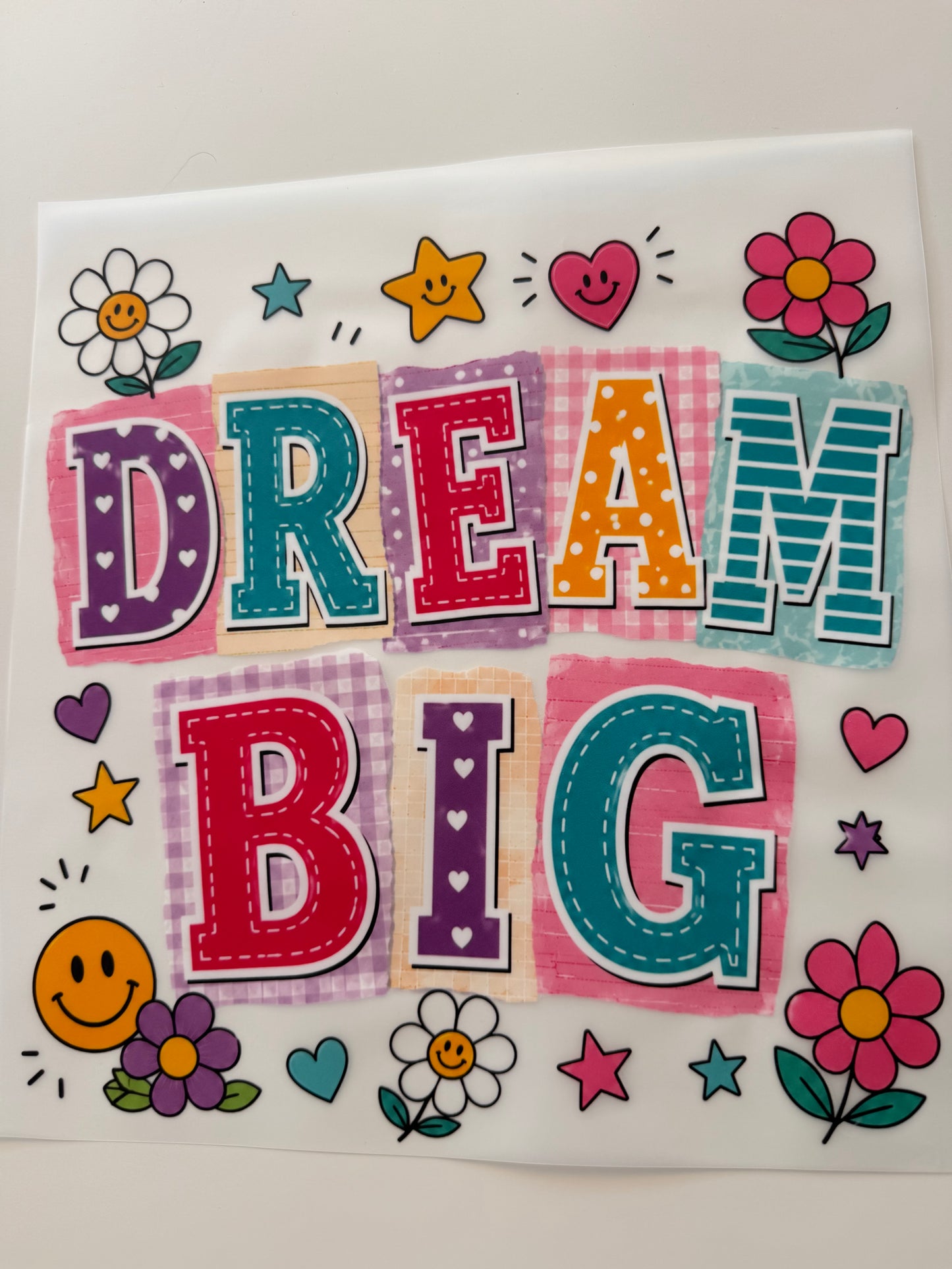 Textil-Sticker Dream Big
