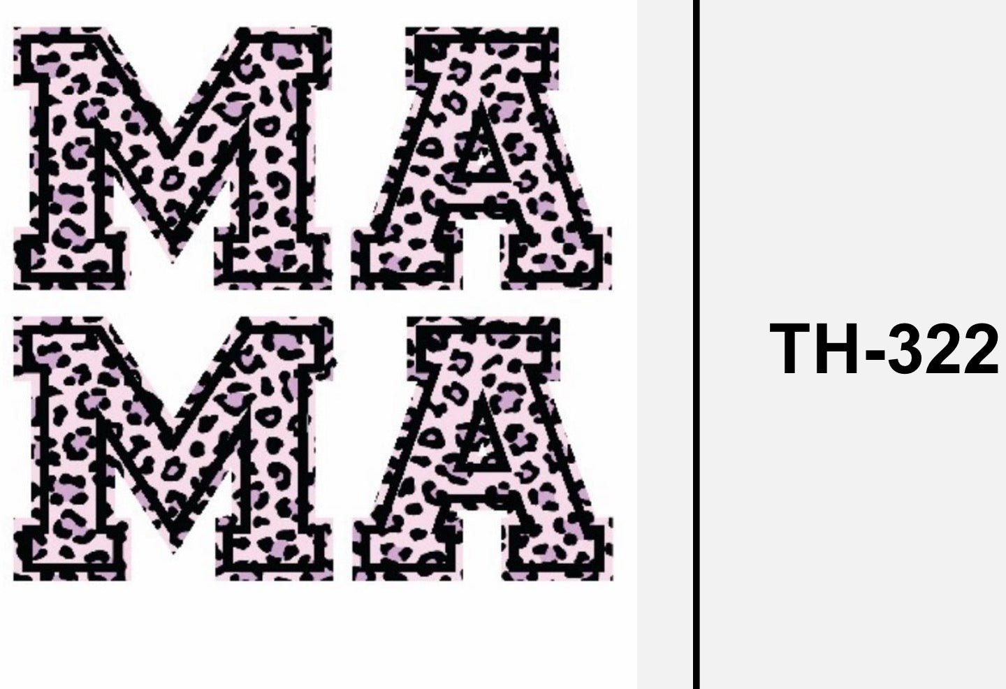 Mama Leo pink - Textil Sticker