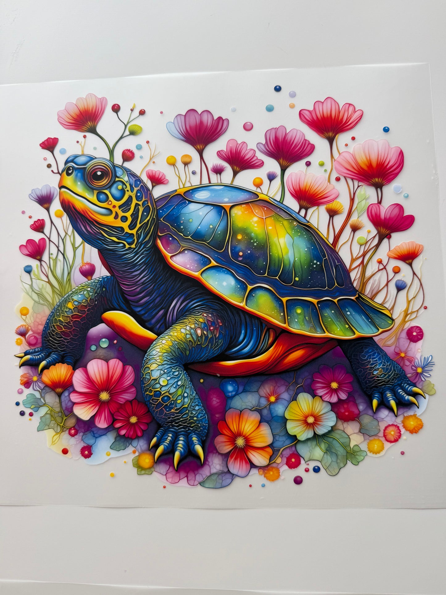 Textil-Sticker Schildkröte
