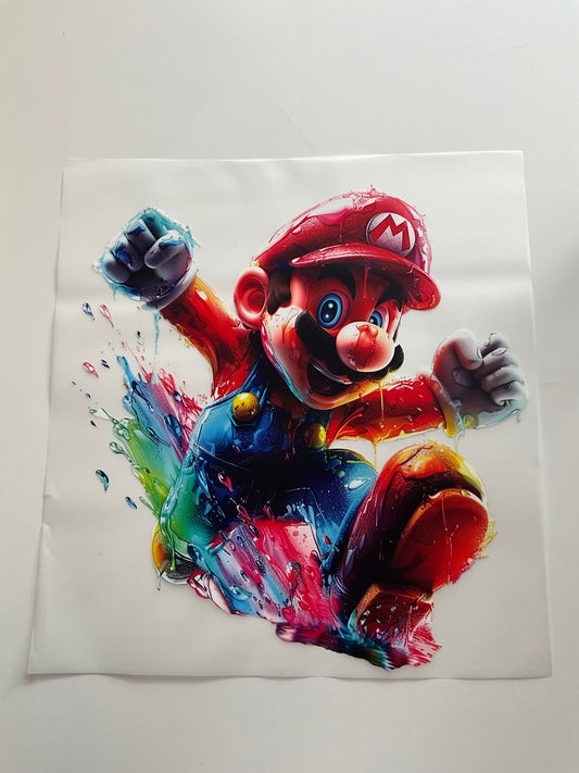 Textil Sticker- Mario