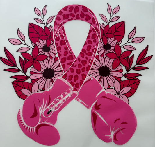 Textil-Sticker fight cancer