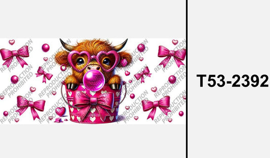 Pink super süße Kuh T53.2392