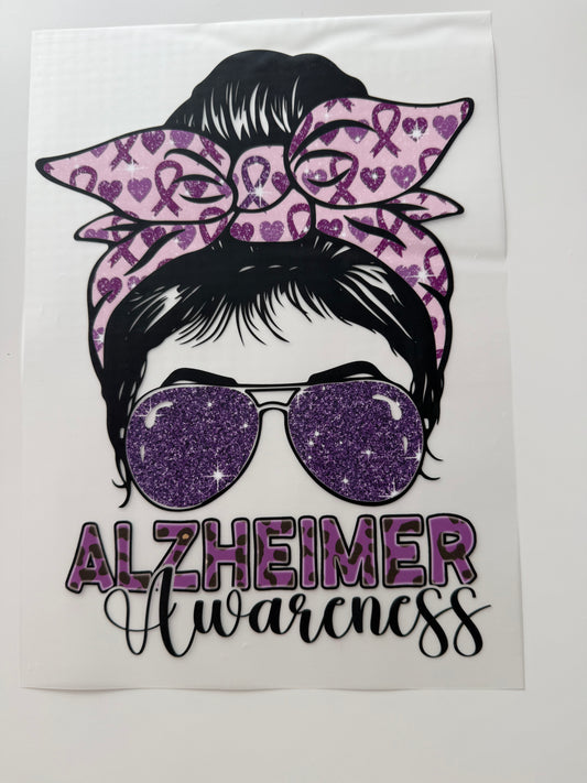 Textil-Sticker Alzheimer Awareness 💜