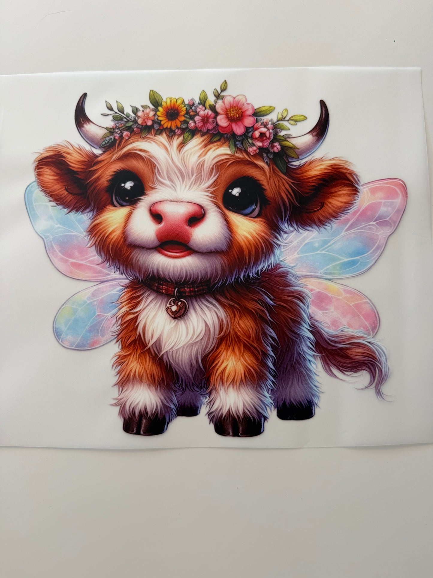 Textil-Sticker Elfenflügel Kuh 🐮