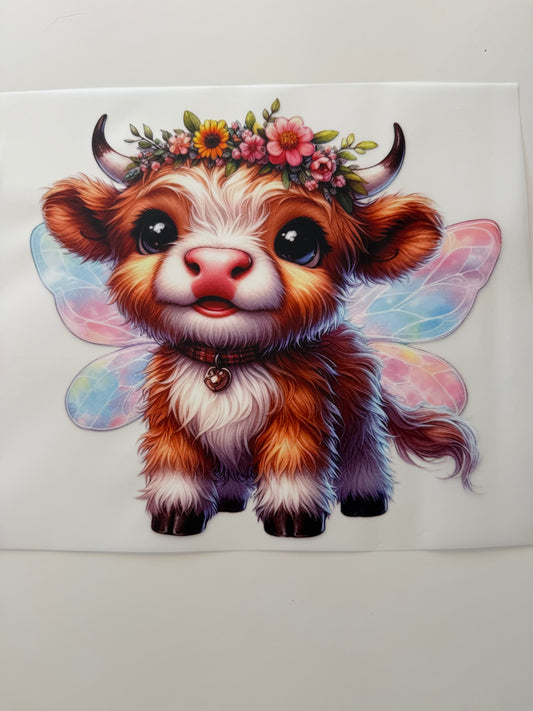Textil-Sticker Elfenflügel Kuh 🐮