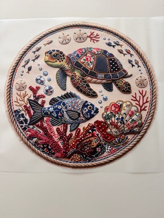 Textil-Sticker Turtle Patch