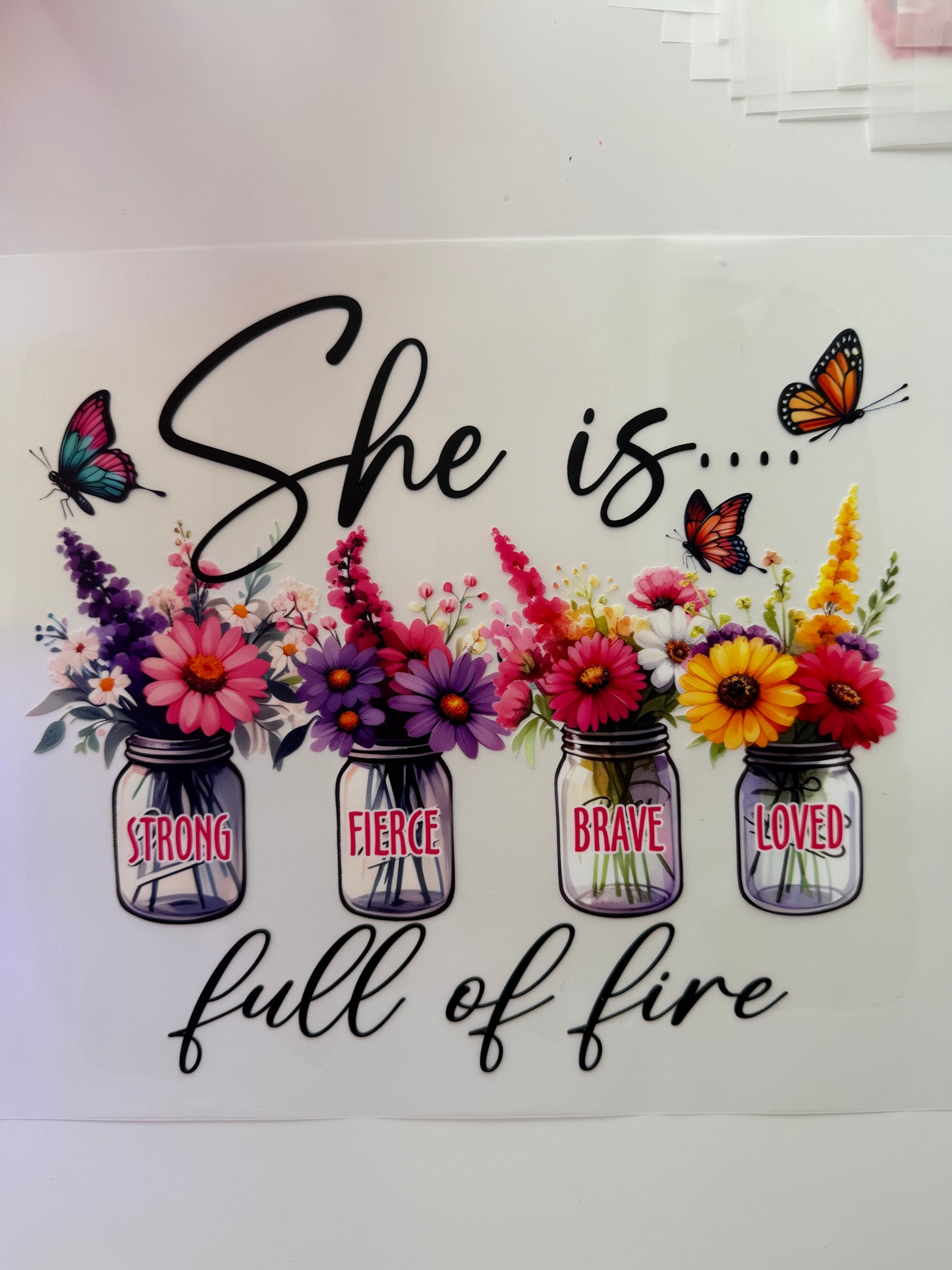 Textil-Sticker She is ….