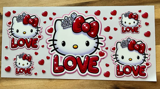 Verschiedene Katzen pink