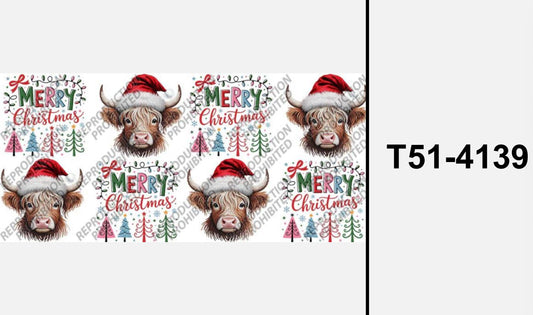 Merry Christmas  Cow T51.4139