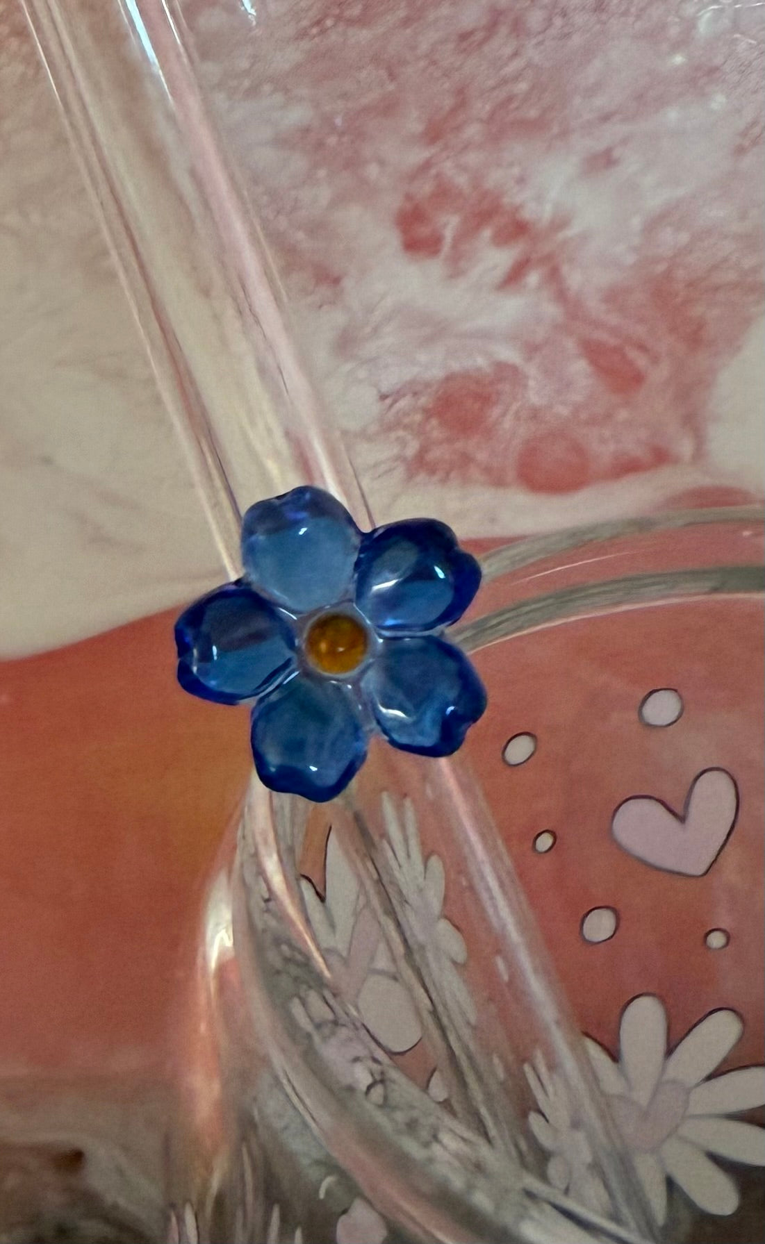 Glasstrohhalme mit Blüten – Pure Flower Vibes 🌸💛💚💙💜