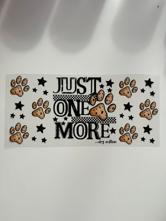 Just one more…..