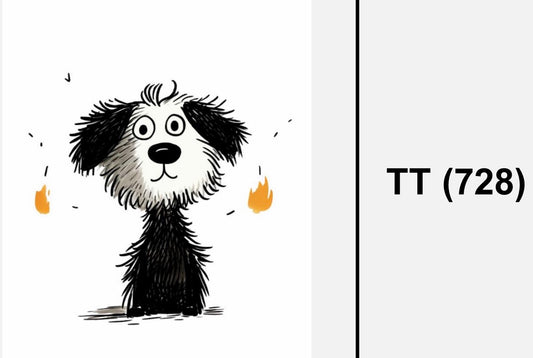 Dog - Textil Sticker 728