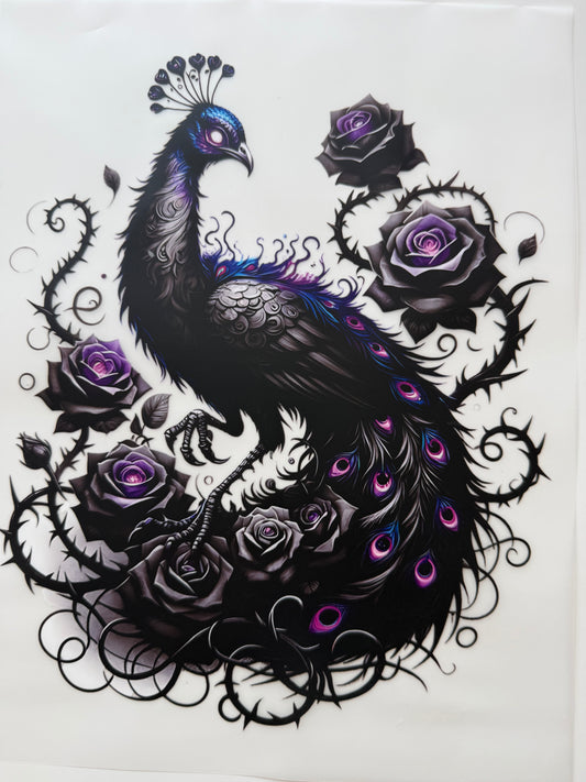 Textil-Sticker Pfau 🦚
