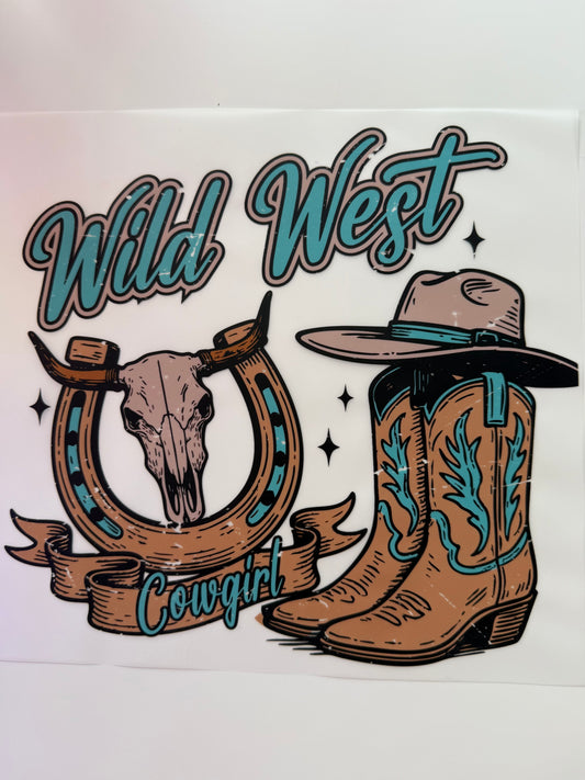 Textil-Sticker Wild West