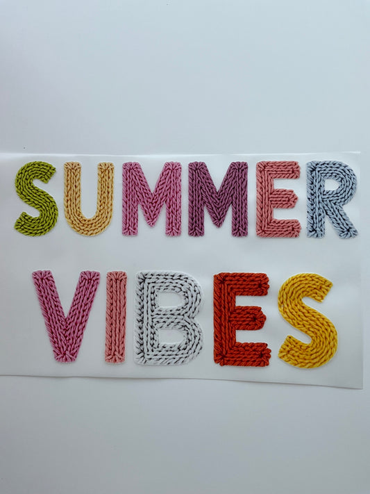 Textil Sticker summer vibes