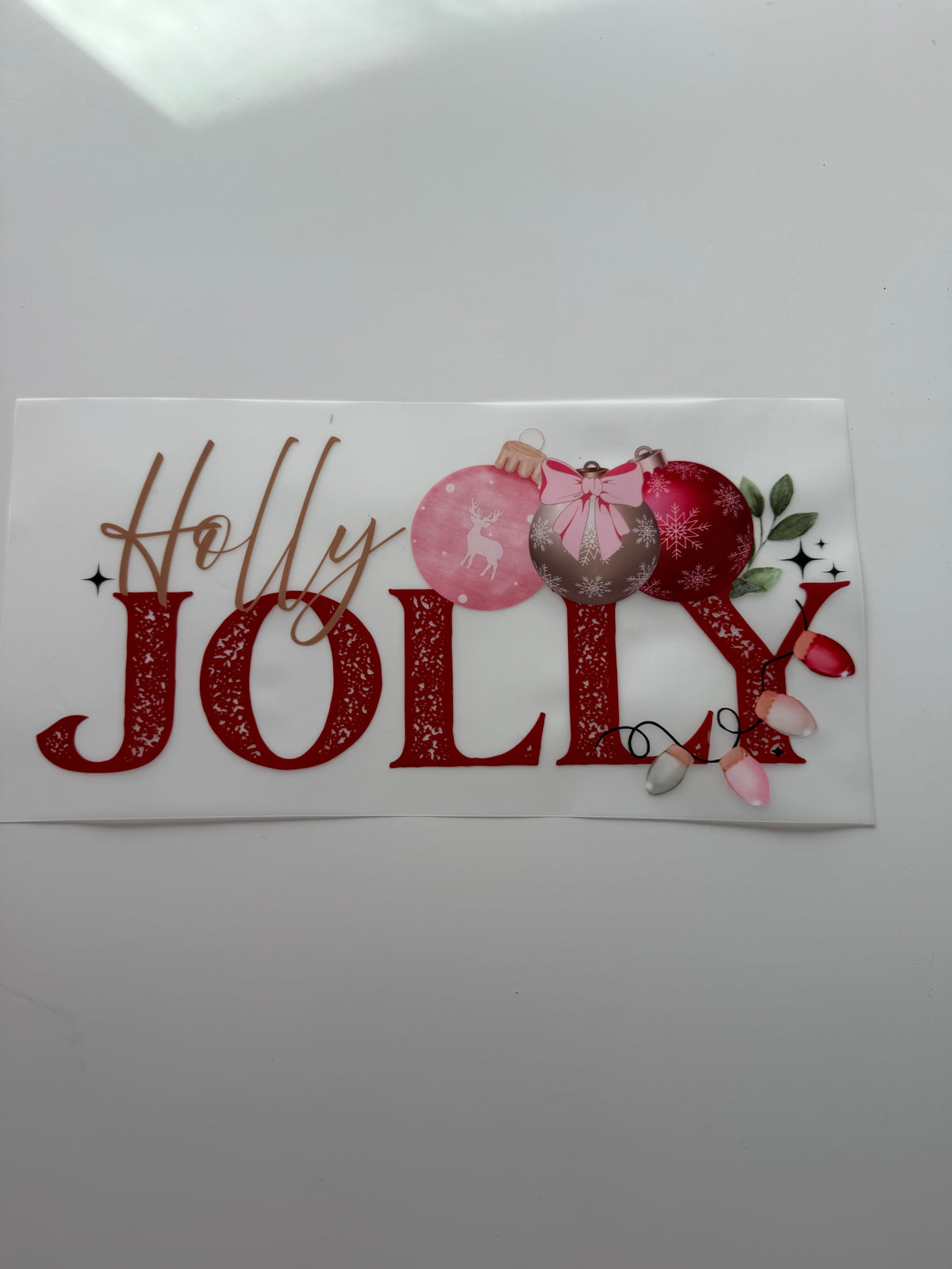 Textil-Sticker holly Jolie