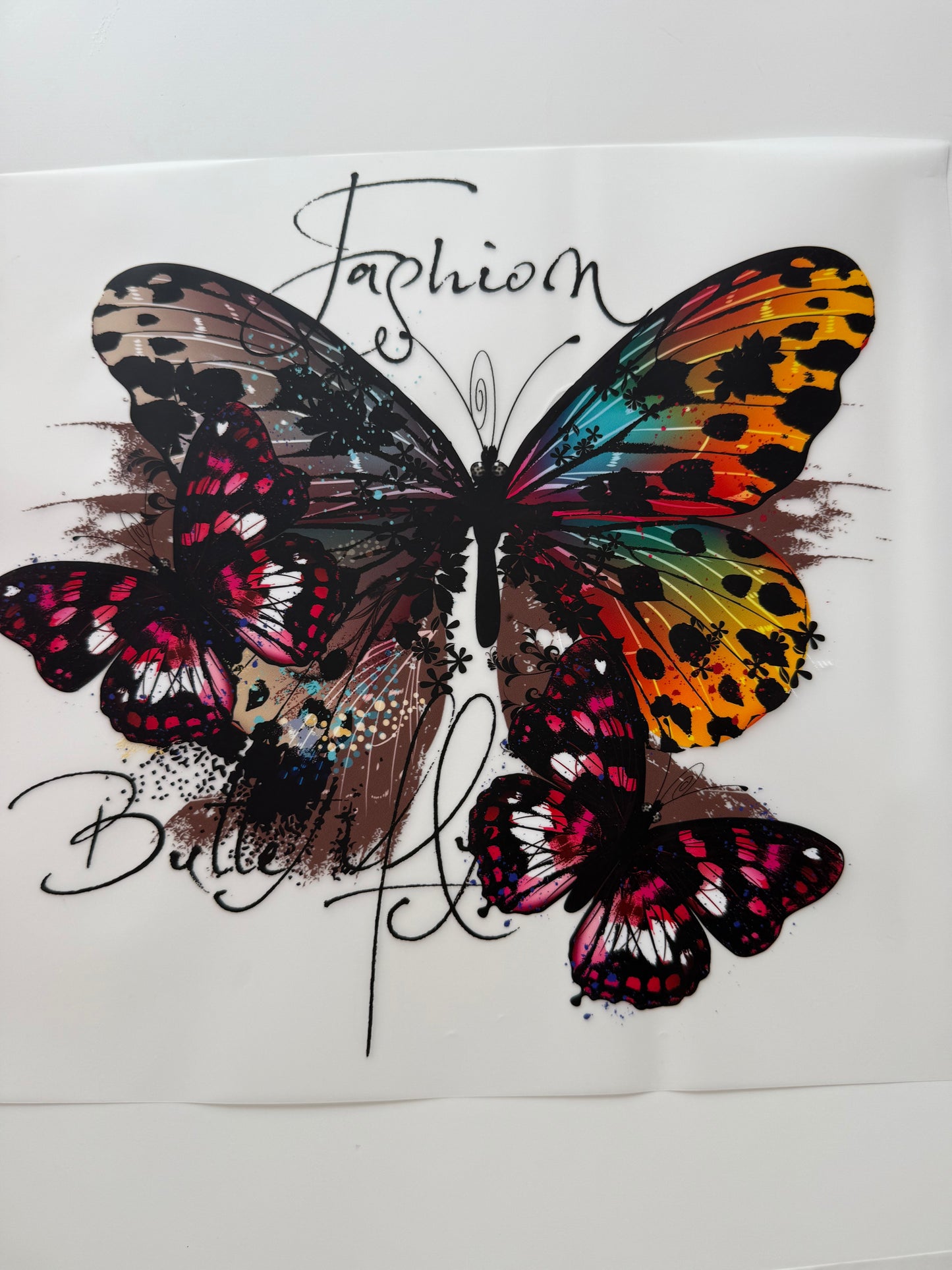 Textil-Sticker fashion butterfly
