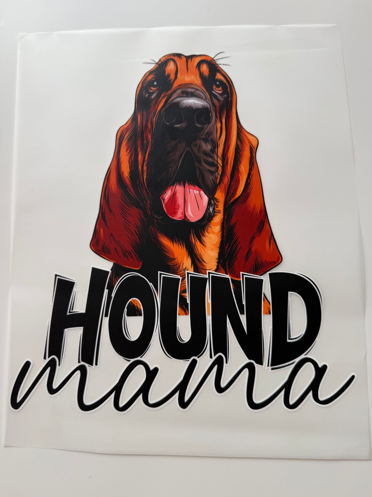 Textil-Sticker Hound Mama