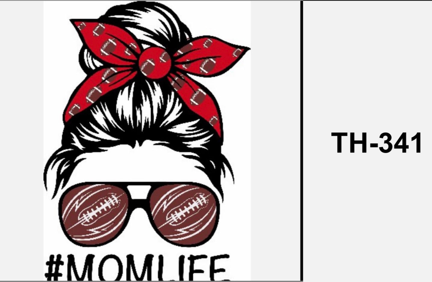 Mom life - Textil Sticker