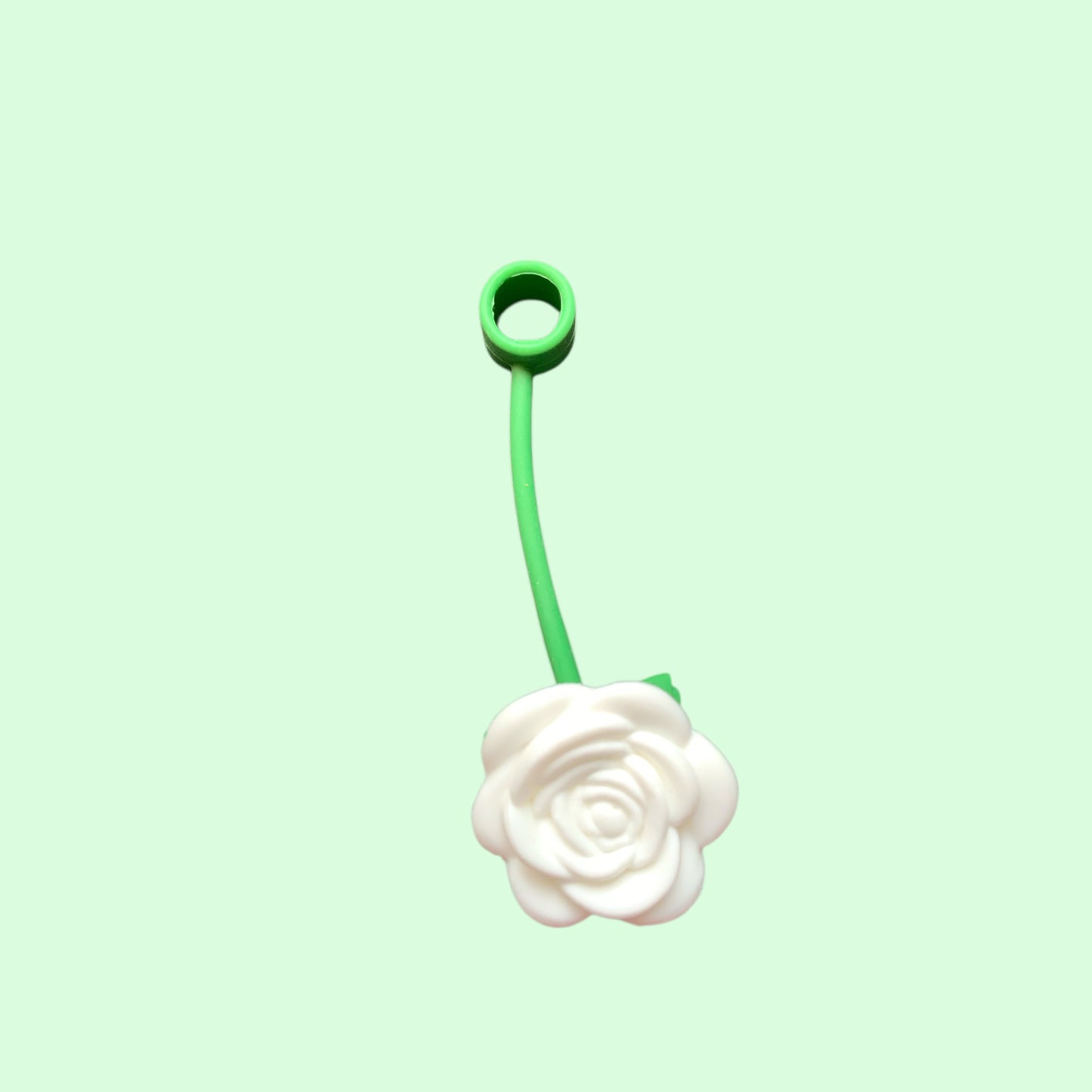 Rosen-Strohhalmabdeckungen für dein Lieblingsglas