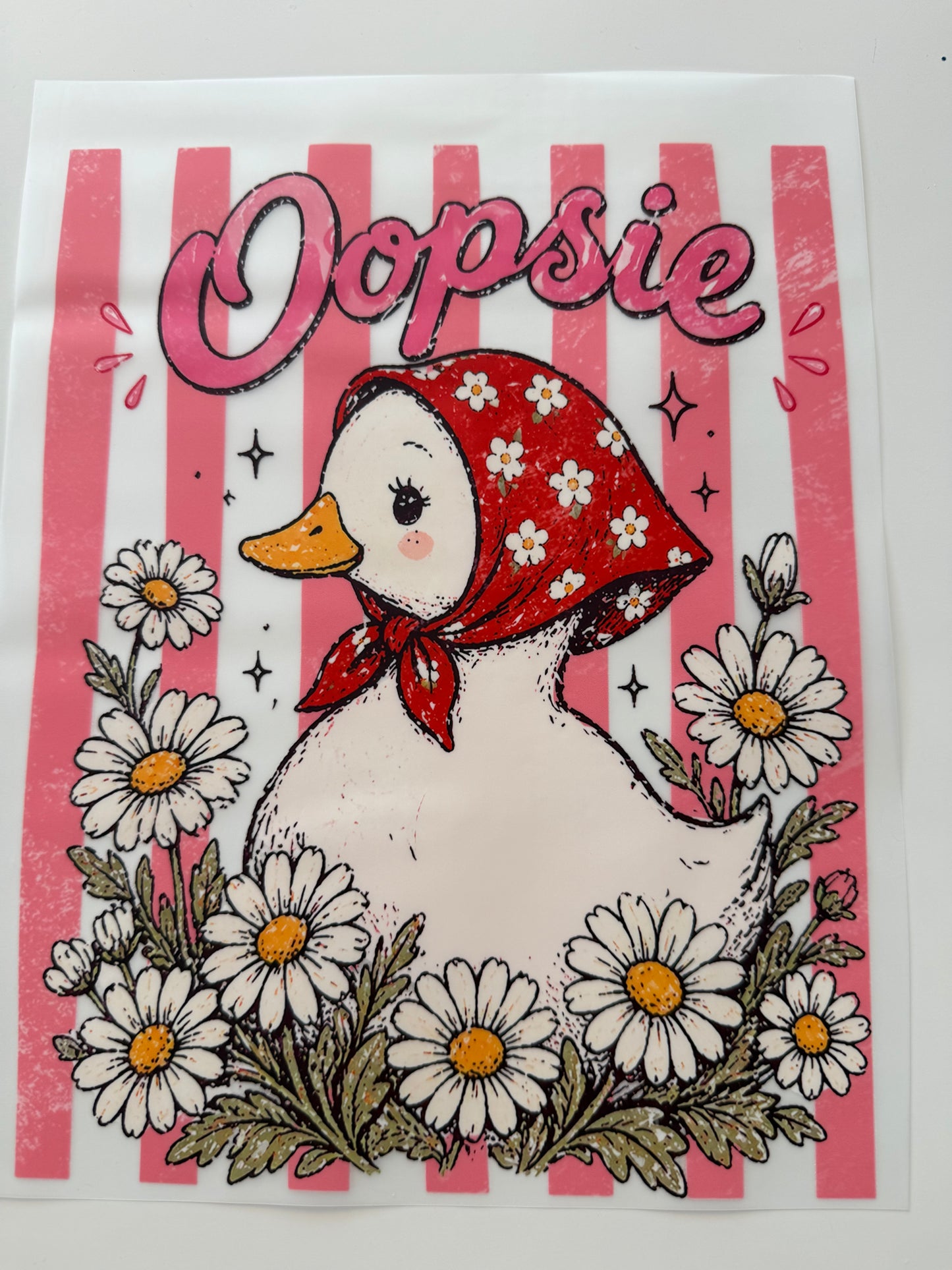 Textil-Sticker Oopsie …