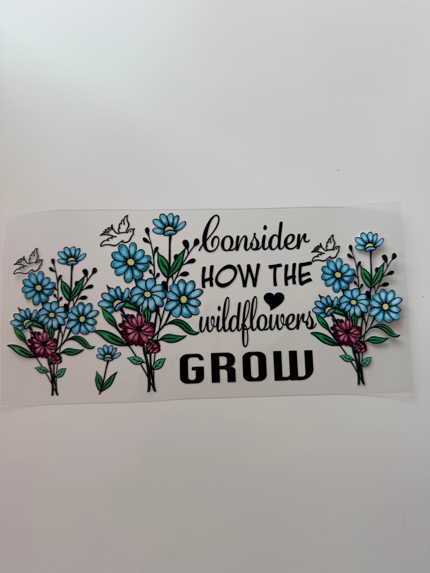 Wildflowers grow