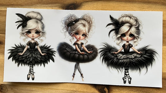 167 girl black swan