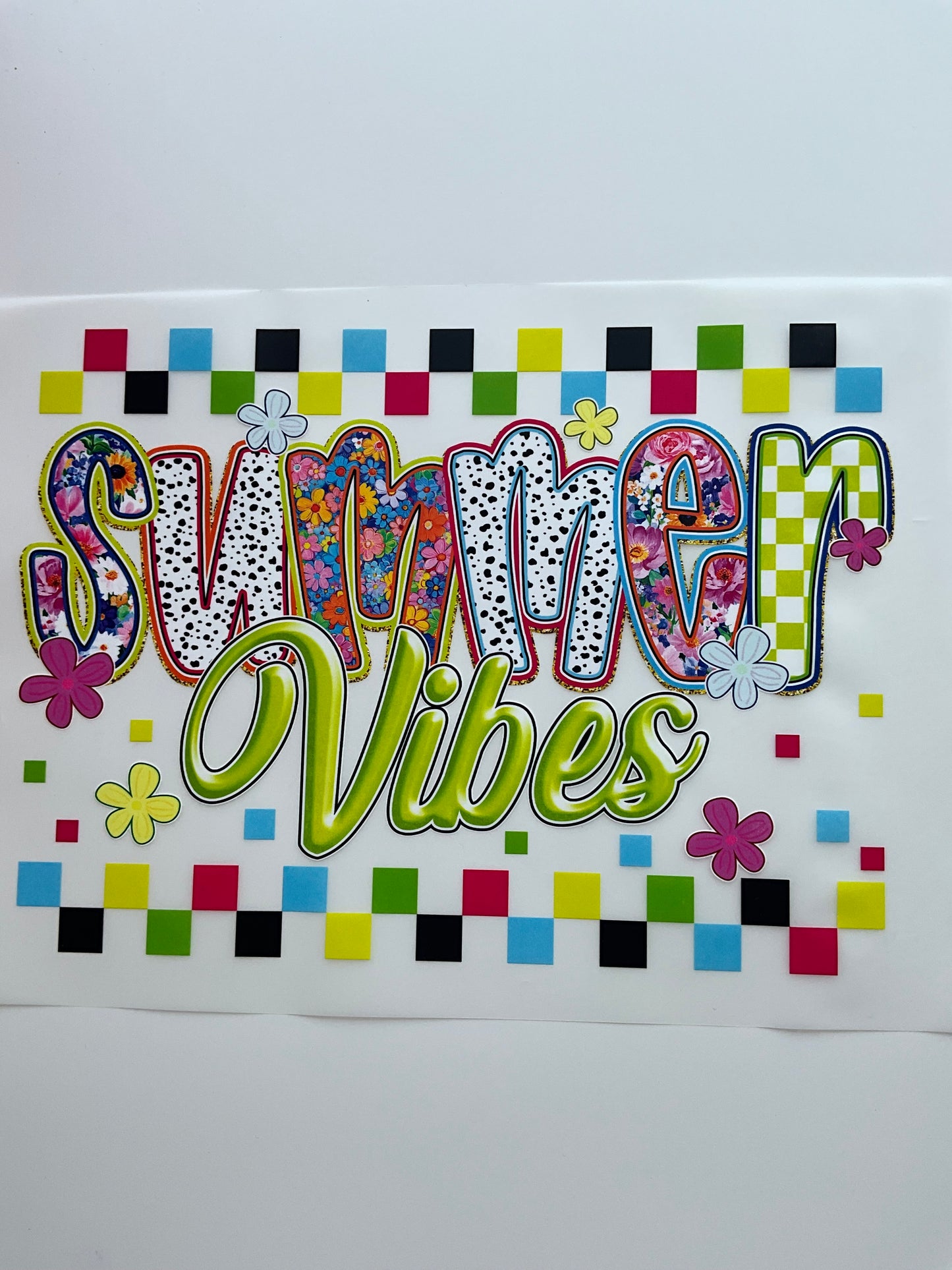Textil Sticker Summer Vibes