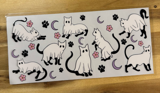 Cute Halloween Cat-👻 Ghost