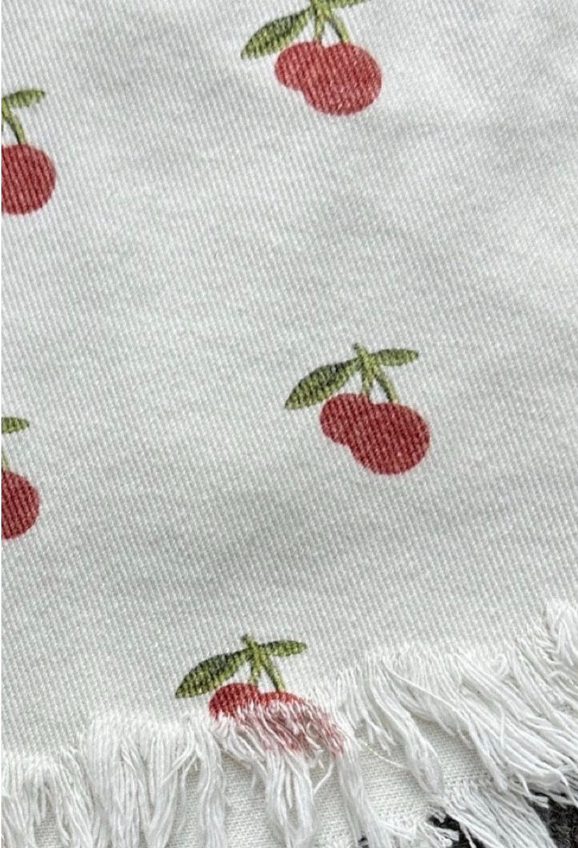🍒 Cherry Denim Shorts