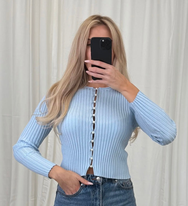 Pulli Jäckchen blau