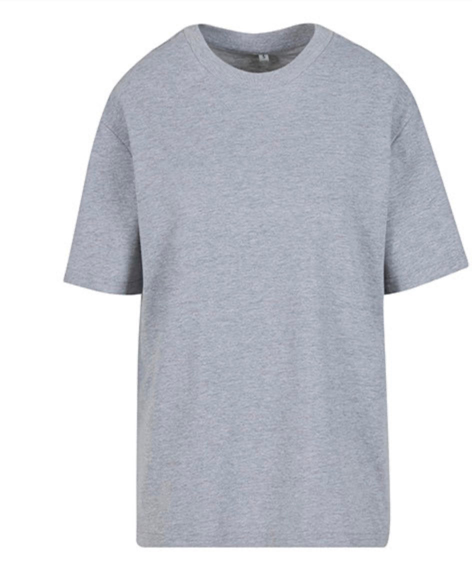 Live T-Shirt Oversized aus Baumwolle – personalisiert mit Wunsch-Sticker
