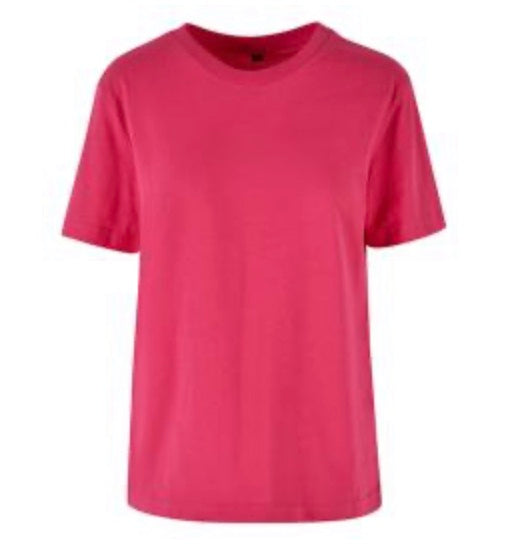 Live T-Shirt Oversized aus Baumwolle – personalisiert mit Wunsch-Sticker