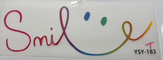 Textil Sticker- smile