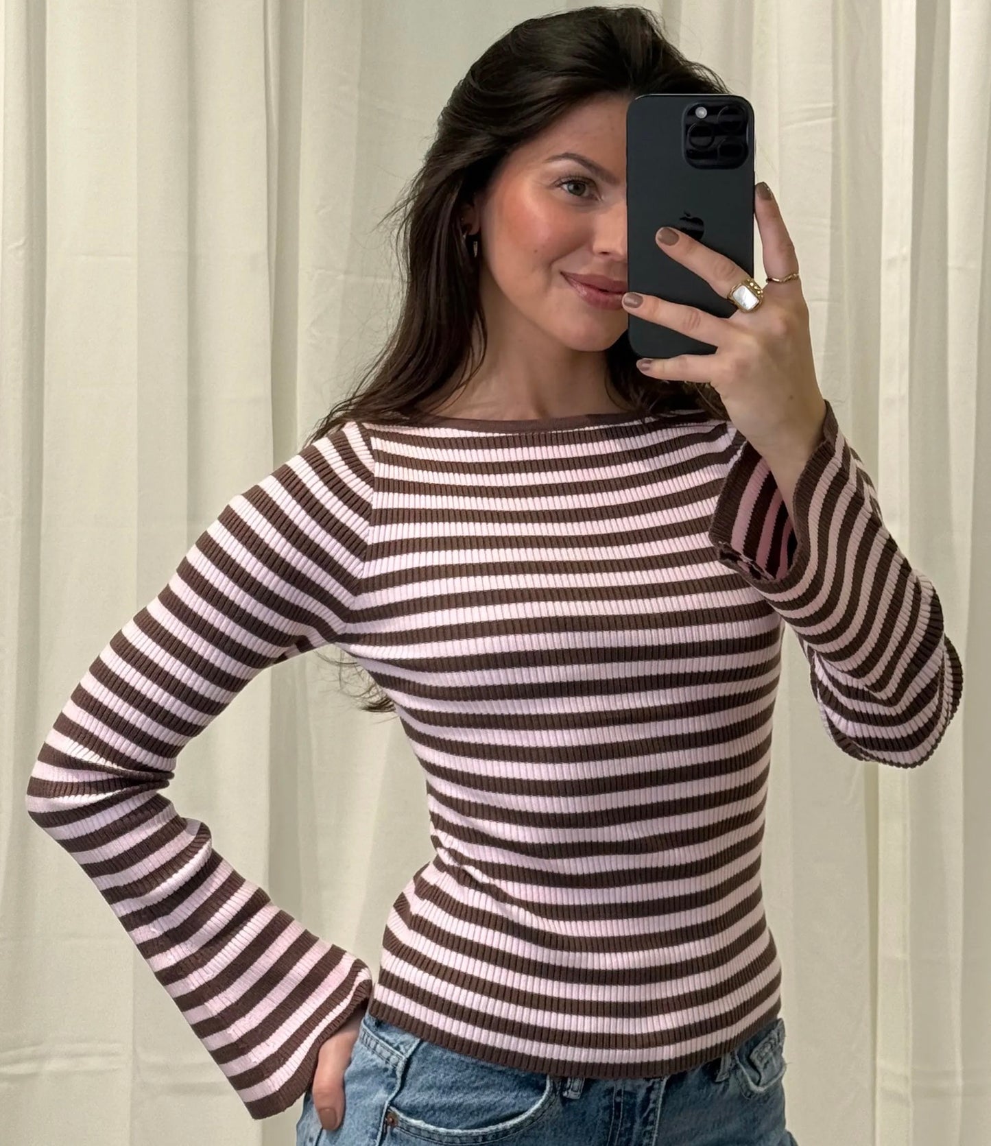 Cute Shirt 🩷🤎🩷❣️