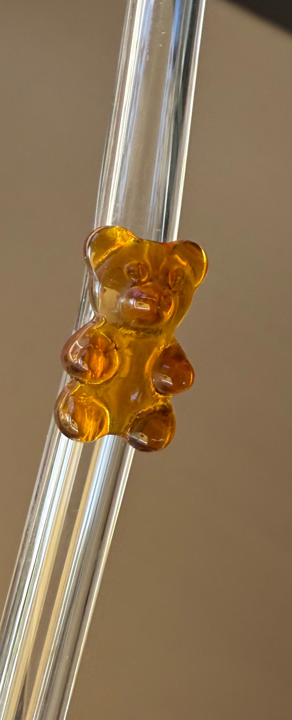Glasstrohhalme mit süßen Teddy-Bärchen 🧸✨
