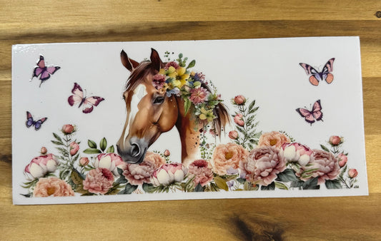 Beautiful Horses and flowers 💐