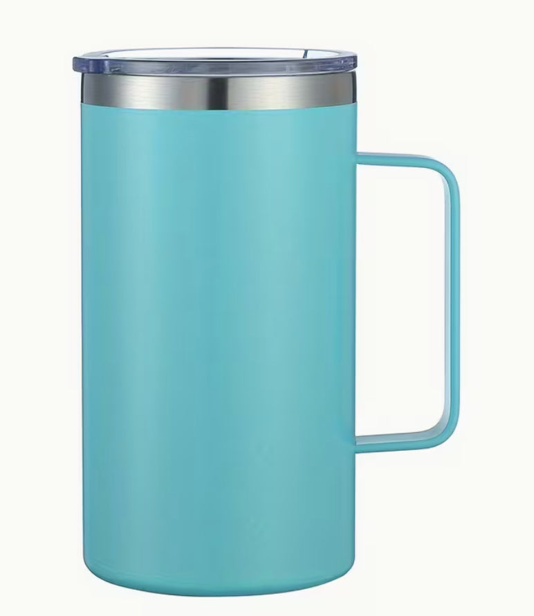 Edelstahl Becher mit Henkel