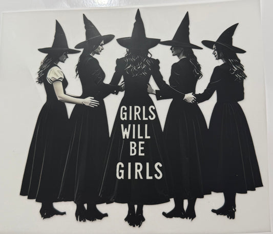 Textil Sticker- girls will be girls