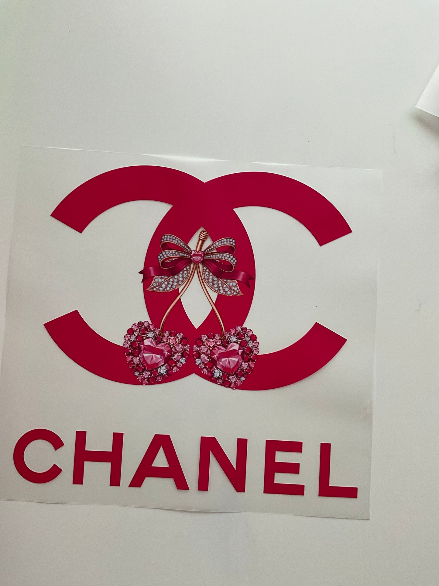Textil Sticker-Kirschen c
