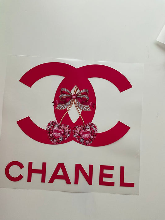 Textil Sticker-Kirschen c