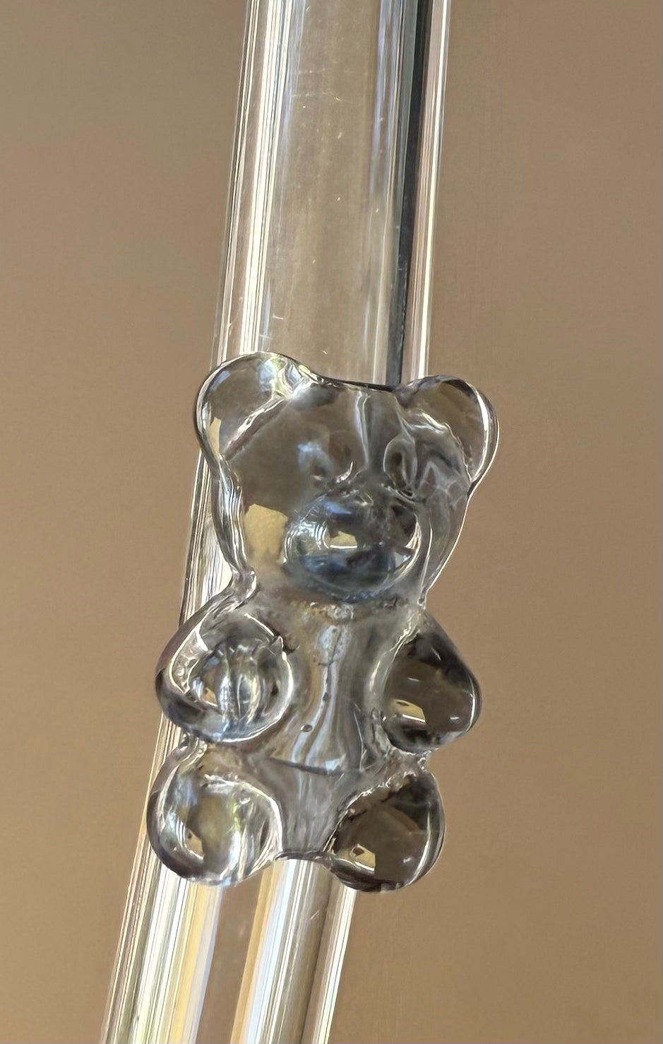 Glasstrohhalme mit süßen Teddy-Bärchen 🧸✨