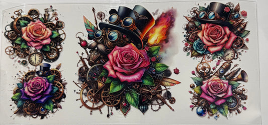 Steam punk Schmetterlinge mit Hut